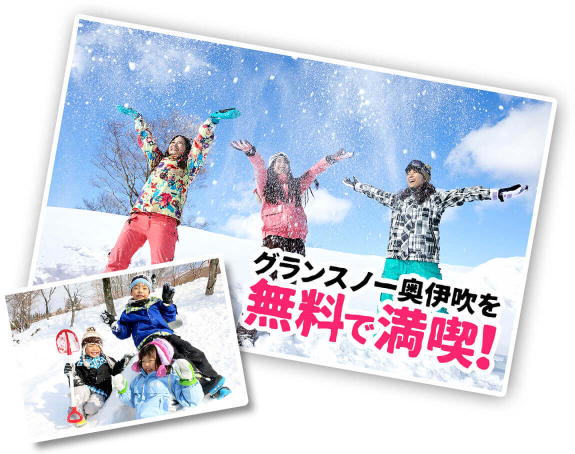 グランスノー奥伊吹 リフト1日券引換券 2枚セット    ②