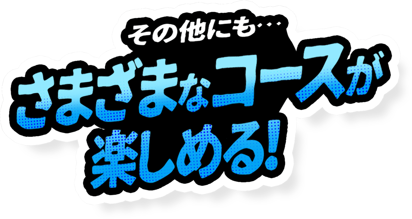 その他にも・・・さまざまなコースが楽しめる！