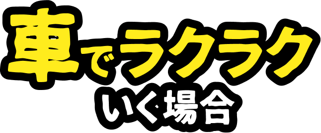 車でラクラクいく場合