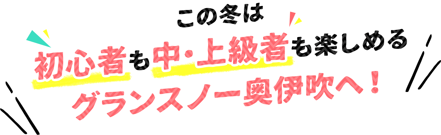 グランスノー奥伊吹のゲレンデのイマがわかる！ ゲレンデ全景