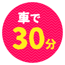 車で30分